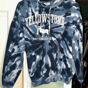 Yellowstone National Park Tie-Dye Hoodie